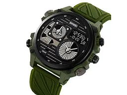 Наручний годинник чоловічий 2202PAG Army Green Skmei acs0030150 - мініатюра 4
