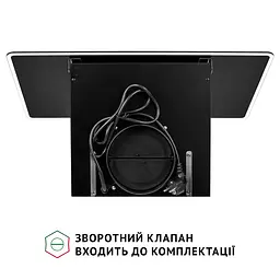 Витяжка декоративна похила PERFELLI VICCO 6HSR NERO - мініатюра 8
