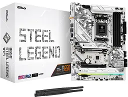 Материнська плата AsRock B650 Steel Legend WIFI (B650 Steel Legend WIFI) (Socket AM5, AMD B650, ATX) Б/в - мініатюра 6