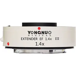 Екстендер Yongnuo EF 1.4x III для об'єктивів Canon, Збільшення 1.4x