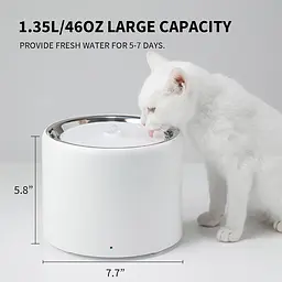 Поїлка PETKIT Eversweet 3 PRO Smart Pet Drinking Fountain P4108 White - мініатюра 2