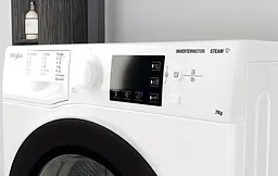 Whirlpool Пральна машина фронтальна, 7кг, 1200, A+++, 43.5см, дисплей, пара, інвертор - мініатюра 5