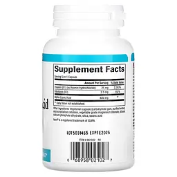 Альфа-ліпоєва кислота Natural Factors Alpha-Lipoic Acid with B1 & B2, 60 вегакапсул для антиоксидантного захисту - мініатюра 2