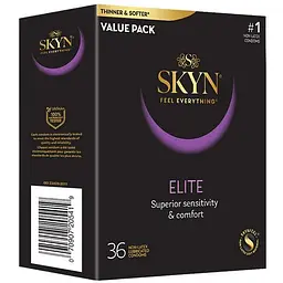 Презервативи безлатексні Skyn Elite (тонкі, 36 шт.)