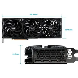 Відеокарта Palit GeForce RTX 5070 Ti GamingPro-S (NE7507T019T2-GB2031U) UA [138807] - мініатюра 10