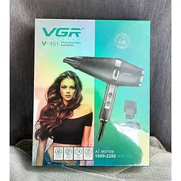 ПрофесійнийФен для волосся VGR V-451 2200 Вт - мініатюра 10