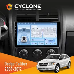 Штатна магнітола Dodge Caliber 2009-2012 Cyclone C9-012 4x64, DSP, 4G Cyclone (НФ-00009741)