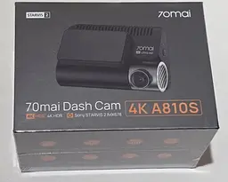 Відеореєстратор 70mai HDR Dash Cam 4K A810S - мініатюра 3