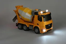 Машинка на ручному керуванні Same Toy бетонозмішувач Mercedes-Benz 1:20 жовтий (E528-003) - мініатюра 7