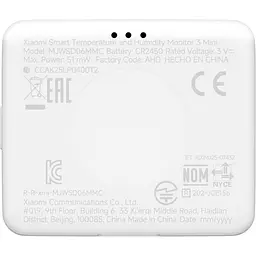 Розумний термогігрометр Xiaomi Smart Temperature and Humidity Monitor 3 Mini (QBH4312GL) [144525] - мініатюра 10