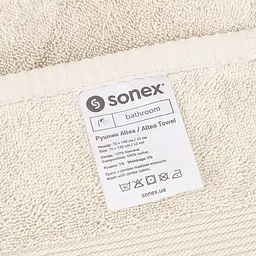 Рушник махровий Sonex для ванної 70x140 см Altea Натур (SO102507) - мініатюра 6
