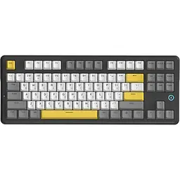 Клавіатура Ajazz AK870 V2 Flying Fish Switch Black/Grey/Yellow (AK870-V2-FF-BGY) [156875]