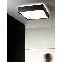 Світильник стельовий накладний Brille LED FLF-84 15W WW BK - мініатюра 7