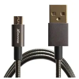 Дата кабель USB 2.0 AM to Micro 5P 1.0m Grand-X (MM-01) - мініатюра 2