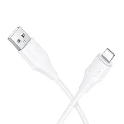 Кабель HOCO Lightning Bien silicone charging data cable X124 1m, 2.4A