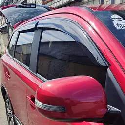 Дефлектори вікон вітровики для Mitsubishi Outlander 2012-2020 Скотч 3M Voron Glass - мініатюра 4