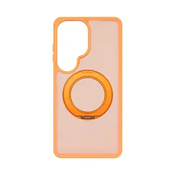 Противоударный чехол-панель для Samsung Galaxy S26 Ultra 5G, Unit Stand2, оранжевый, силикон + поликарбонат, защита всего корпуса, с подставкой, поддержка магнитных держателей и беспроводной зарядки (MagSafe), ArmorStandart (ARM89566)