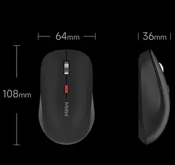 Бездротова миша MiiiW Wireless Bluetooth Mouse PM22 MW23M22 Black - мініатюра 4