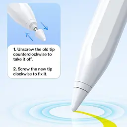 Стилус Baseus Smooth Writing 2 with LED Indicators Wireless Version Moon White (P80015802213-03) [144044] - мініатюра 11