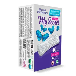 Щоденні гігієнічні прокладки Ziaja My Secret Sensetive Daily Anatomic 40 шт. - мініатюра 3