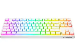 Клавіатура Rampage TKL GHOST White (KB-R136) - мініатюра 3