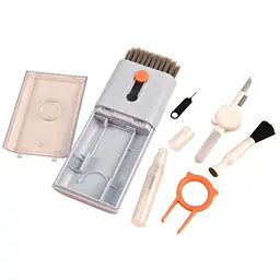 Набір для чищення клавіатури та навушників Cleaning set, щітка, інструменти для гаджетів 10в1