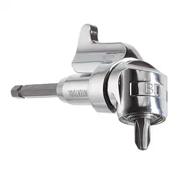 Кутовий адаптер для викруткових насадок, 1/4", Cr-V INTERTOOL VT-0106 - мініатюра 2