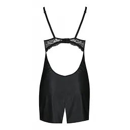 Бебі-дол з еко-шкіри та мережива Loona Chemise black - Passion L/XL - мініатюра 6