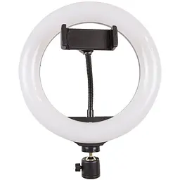 Кільцева світлодіодна LED лампа Arc Ring 8 + tripod 2.1m Black - мініатюра 3