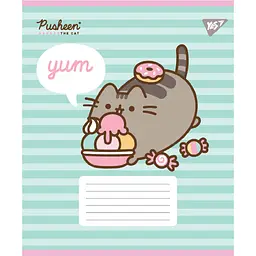 Набір зошитів Yes Pusheen Candy A5 в косу лінію 12 аркушів 25 шт. (767599) - мініатюра 5