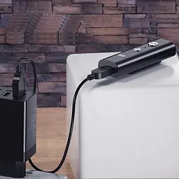 Адаптер Essager Bluetooth 5.0 Music Car Stereo Jack 3.5 Audio AUX чорний (ECJBJS-CY01) - мініатюра 3