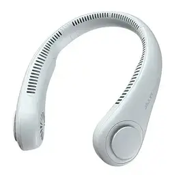 Портативний вентилятор на шию No Brand Neck Cooler з акумулятором 4000 mAh Білий (2104618524)