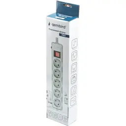 Мережевий фільтр живлення Gembird SPG5-G-6G-PRO - мініатюра 4