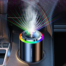 Аромадифузор для авто з розпиленням RGB Червоне, Синє, Зелене небо (з ароматизатором 50 мл Океан) - мініатюра 2