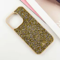 TPU чохол Bling World Rock Diamond для Apple iPhone 14 Pro (6.1) Золотий - мініатюра 2