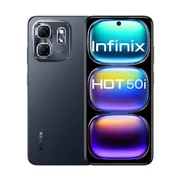 Смартфон Infinix Hot 50i 4/128 GB NFC Sleek black (чорний) - мініатюра 2