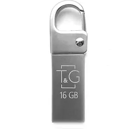 Флеш накопичувач USB 16Gb T&G Metal TG027 сріблястий USB 2.0 (TG027-16G)