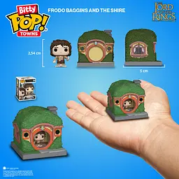 Набір фігурок Funko Bitty Pop! Towns Володар перснів Фродо Беггінс і хатинка (83685) - мініатюра 4