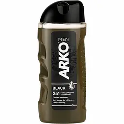 Гель-шампунь для чоловіків Arko Men 2 в 1 Black, 260 мл