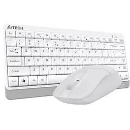 Комплект (клавіатура+мишка) A4Tech FG1112 White - мініатюра 2