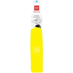 Миска складана Waudog Silicone 385х230х50 мм жовтий