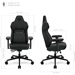 Геймерське крісло ThunderX3 Core Smart Racer Black (TEGC-2069101.11) [145372] - мініатюра 8