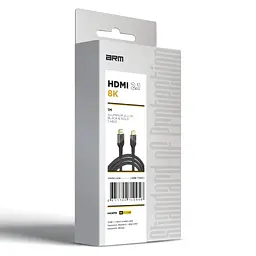 Кабель мультимедійний HDMI M to HDMI M 2.0m V2.1 8K black Armorstandart (ARM71096)