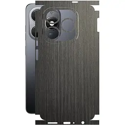 Защитная пленка StatusSKIN для Tecno Spark 20 Pro Корпус Винил Дерево серебристо-черное