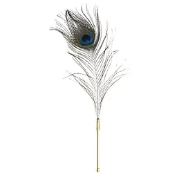 Лоскітка LOCKINK SEVANDA Natural Peacock Flirting Feather Tickler, пір’я павича та страуса - мініатюра 2