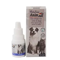 Очні краплі AnimAll VetLine для котів і собак 10 мл