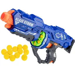 Дитячий Бластер Blaze Storm на Батарейках і 12 М'яких Кульок - мініатюра 2