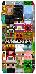 Чохол Demsky Minecraft collage для Xiaomi Redmi Note 9s / Note 9 Pro / Note 9 Pro Max