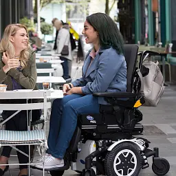 Крісло колісне з електроприводом Invacare TDX SP2 (TDX SP2 43 чорний-1795) - мініатюра 9