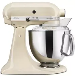 Кухонна машина KitchenAid Artisan 4,8 л 5KSM175PSEAC з відкидним блоком кремовий